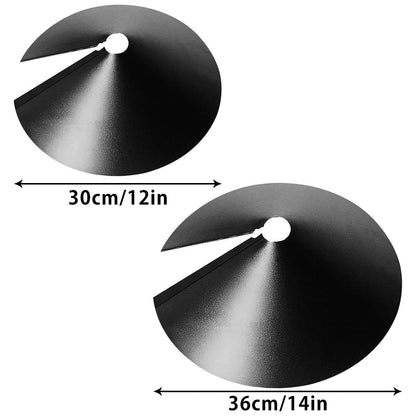 Wrap Around Squirrel Baffle | Durable Plastic Bird Feeder Protection | 12-18 Inch Squirrel Proof Guard for Outdoor Bird