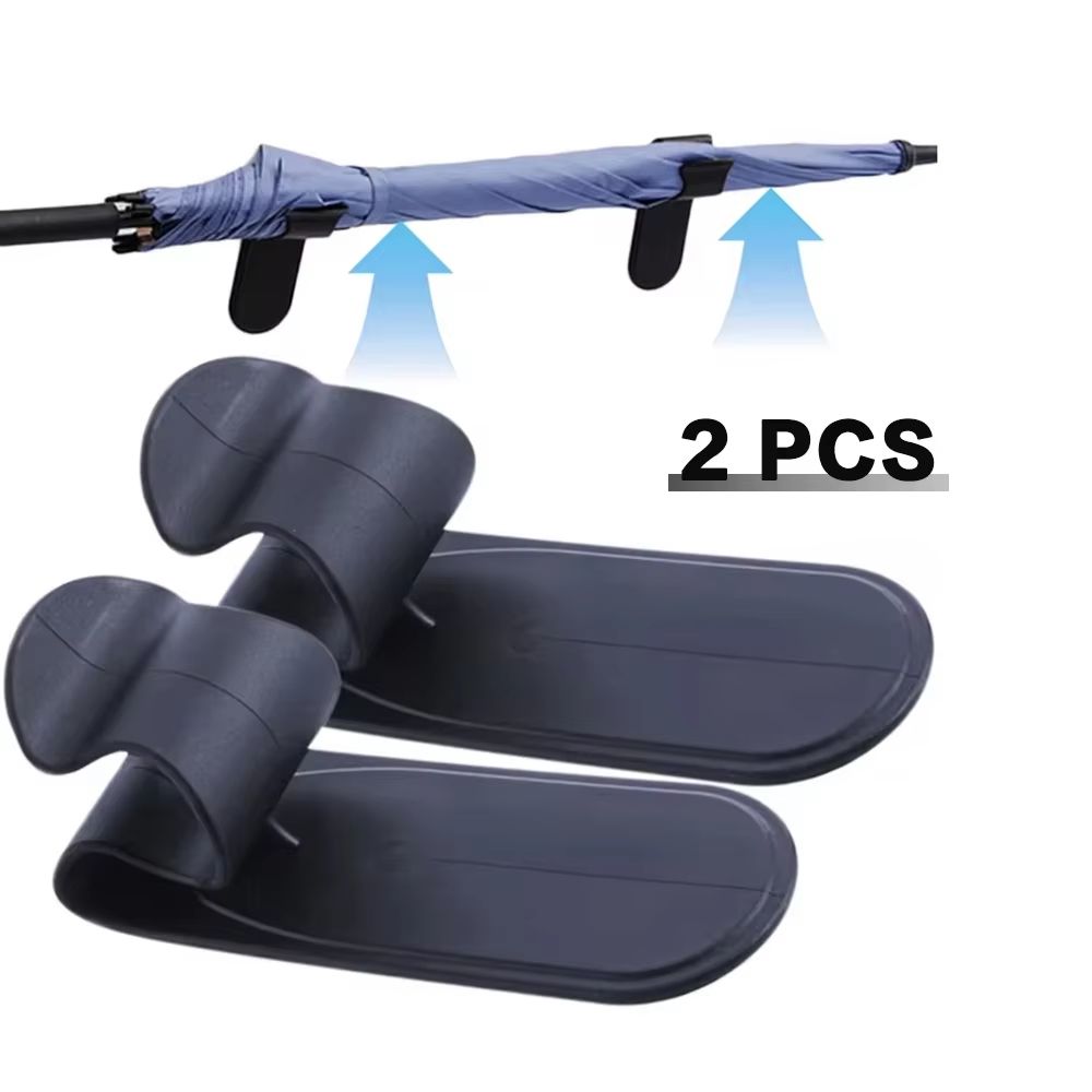 1/2PCS Car Umbrella Holder Hook Universal Car Trunk Organizer Clip Interior Storage Accessory