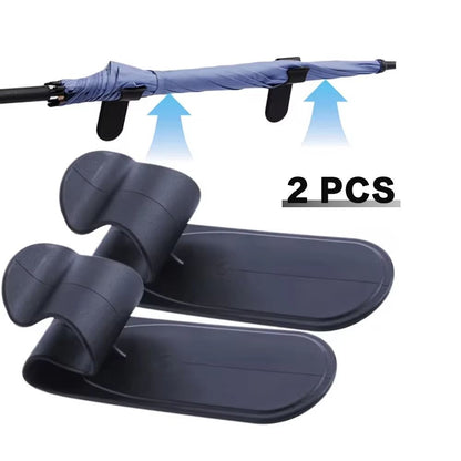 1/2PCS Car Umbrella Holder Hook Universal Car Trunk Organizer Clip Interior Storage Accessory