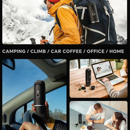 Portable Wireless Heating Espresso Machine – Rechargeable Travel Coffee Maker