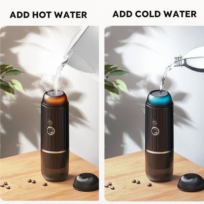 Portable Wireless Heating Espresso Machine – Rechargeable Travel Coffee Maker