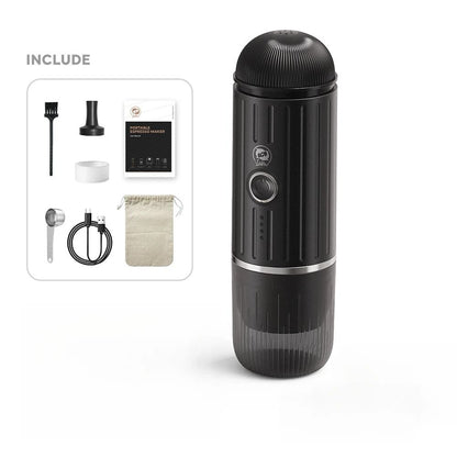 Portable Wireless Heating Espresso Machine – Rechargeable Travel Coffee Maker