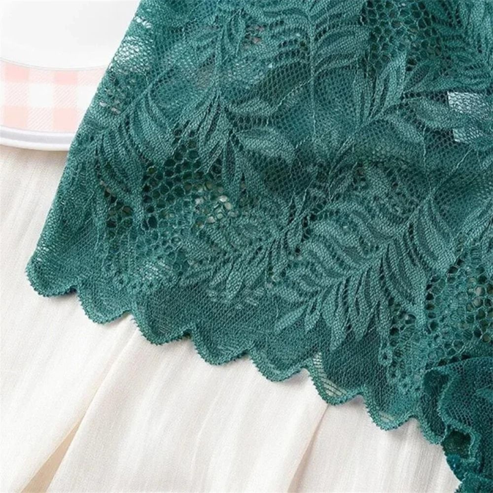 Lace Mesh Seamless Boyshorts Breathable Floral Jacquard Panties