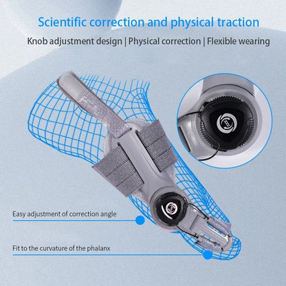 Adjustable Bunion Corrector Brace Rotatable Toe Separator Straightener