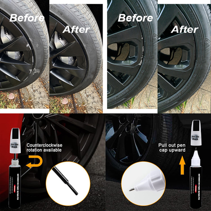 Precision Car Wheel Touch Up Pen for Rim Scratch Repair Quick Dry Alloy Wheel Paint Repair Pen