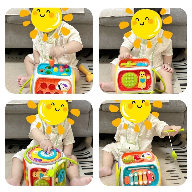 Baby Phone Toy with Music & Lights Interactive Learning Toy for Toddlers