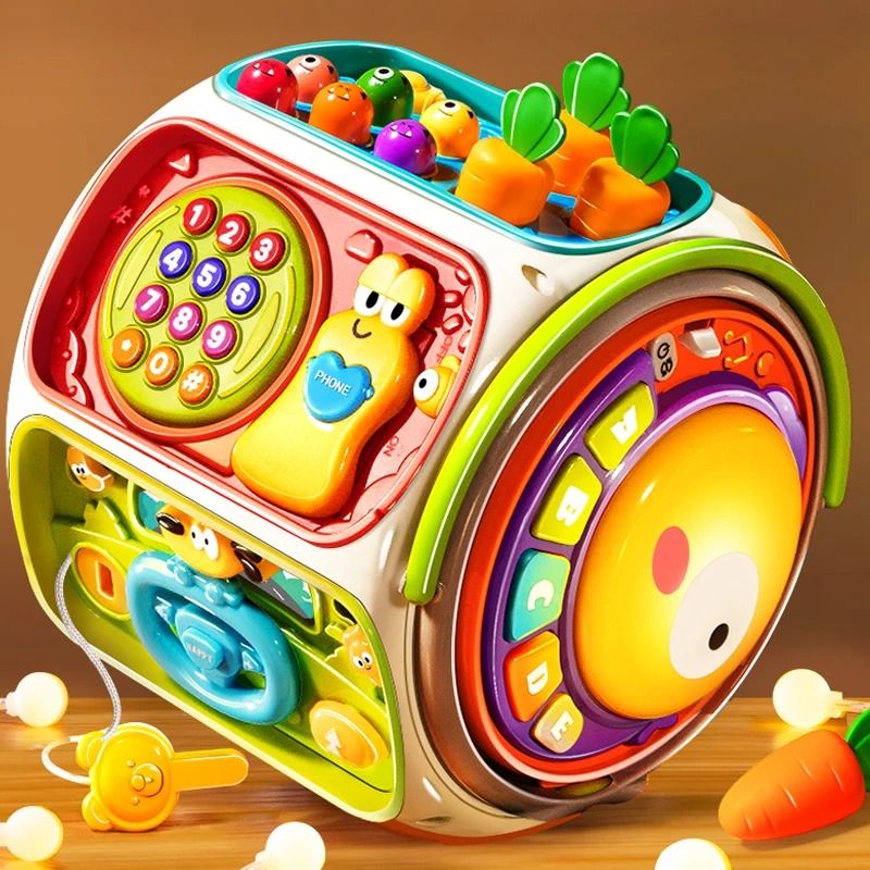 Baby Phone Toy with Music & Lights Interactive Learning Toy for Toddlers