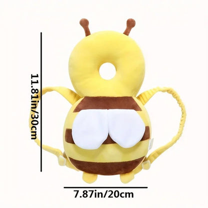 Bee Baby Head Protection Pillow – Breathable Toddler Anti-Fall Safety Cushion Backpack