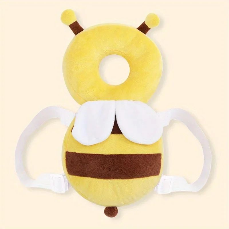 Bee Baby Head Protection Pillow – Breathable Toddler Anti-Fall Safety Cushion Backpack