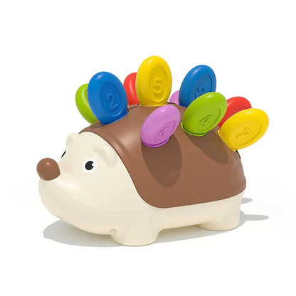 Montessori Sensory Hedgehog Toddler Peg Toy for Fine Motor Skills