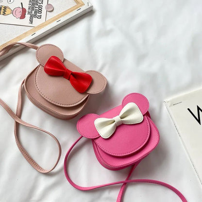 Cute Cartoon Mouse Mini Crossbody Bag – Disney Style Shoulder Messenger Bag for Girls