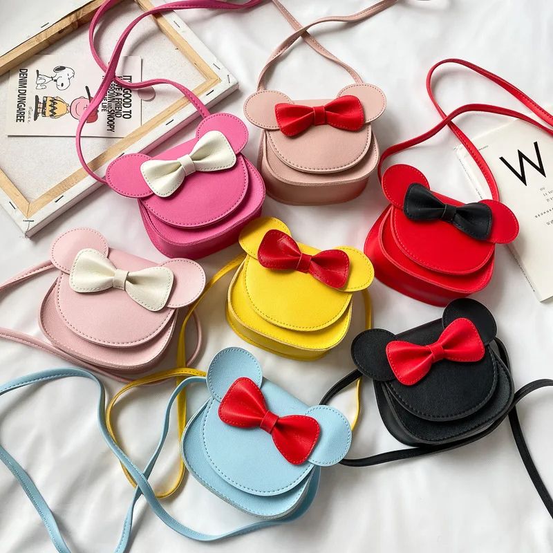 Cute Cartoon Mouse Mini Crossbody Bag – Disney Style Shoulder Messenger Bag for Girls