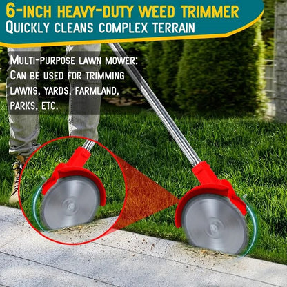 Cordless Weed Trimmer Electric Lawn Mower Tool for Garden and Yard Maintenance