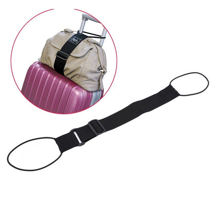 Elastic Adjustable Luggage Strap Travel Security Belt for Suitcase, Baggage, and Carry-On Bags