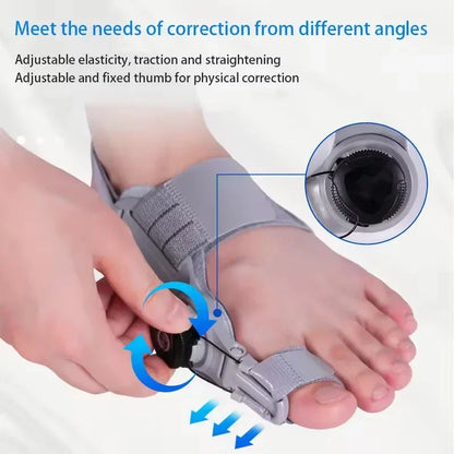 Adjustable Bunion Corrector & Toe Straightener, Hallux Valgus Relief for Big Toe Pain