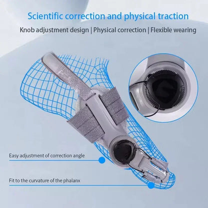 Adjustable Bunion Corrector & Toe Straightener, Hallux Valgus Relief for Big Toe Pain