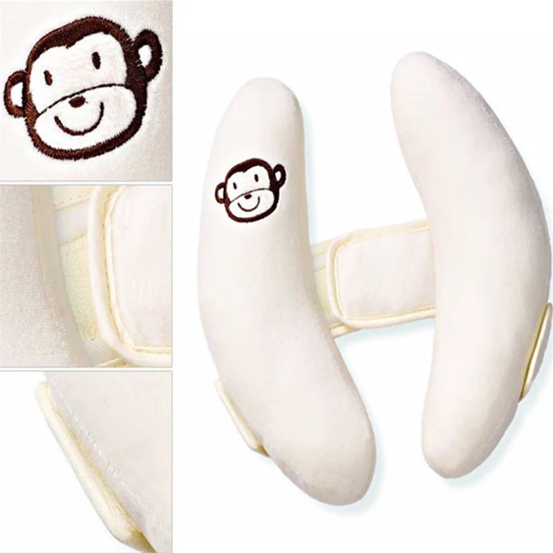 Baby Stroller Neck Support Pillow – Banana Cartoon Infant Car Seat Head Protector Cushion