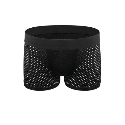 Men's Padded Butt Lifter Boxer Briefs – Removable Hip Enhancer Shapewear Underwear