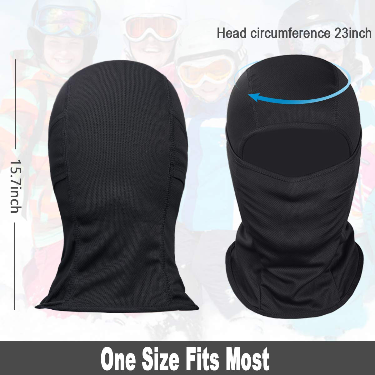Breathable Full Face Ski Mask for Men and Women Winter Balaclava
