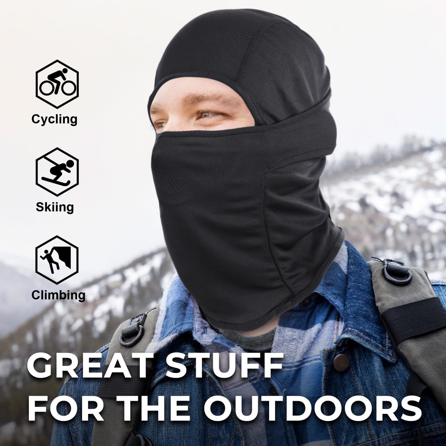 Breathable Full Face Ski Mask for Men and Women Winter Balaclava