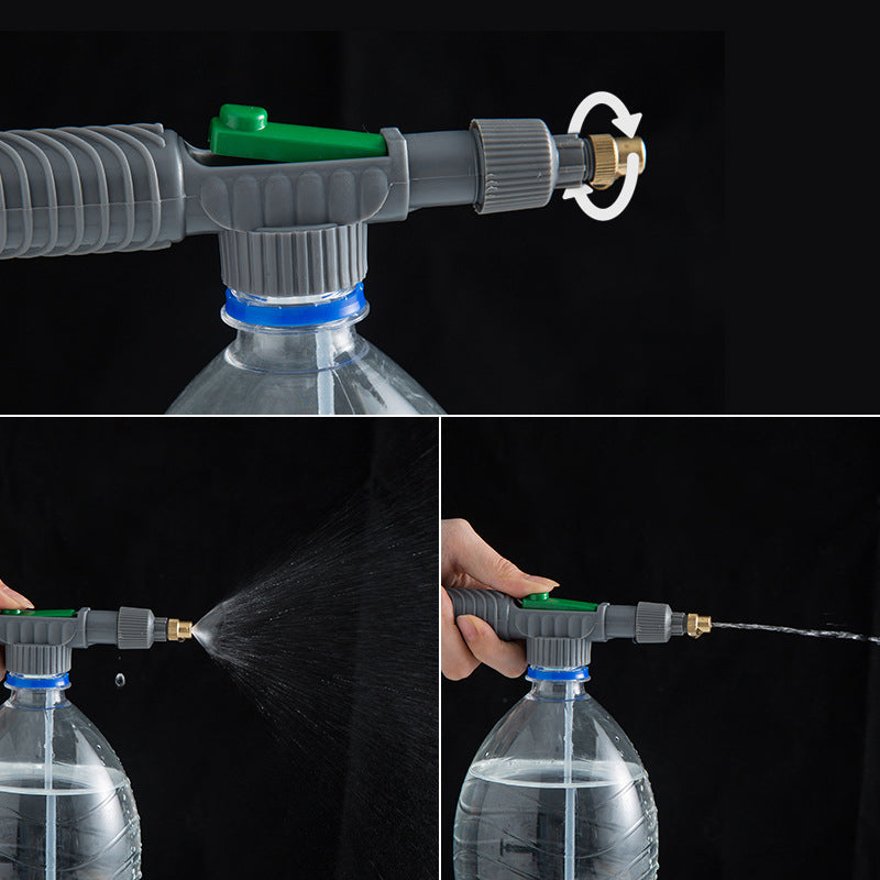 High Pressure Air Pump Manual Sprayer with Adjustable Nozzle  Garden Watering Tool for Agriculture