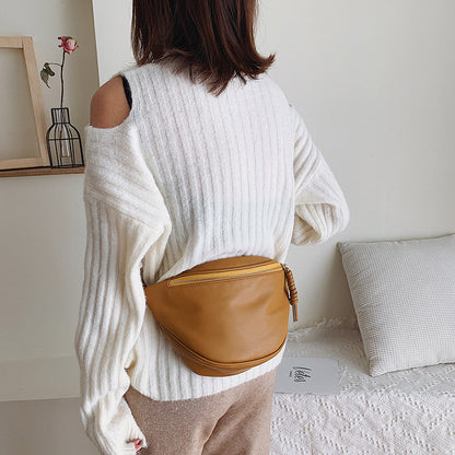 High Quality Leather Fanny Bag for Women Designer Waist & Shoulder Crossbody Bag