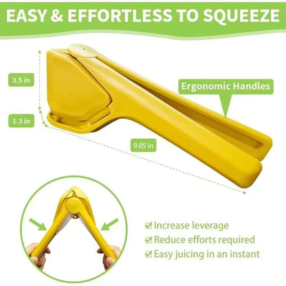 Heavy Duty Stainless Steel Lemon Squeezer Manual Citrus Juicer Press Easy Squeeze Fruit Juicer