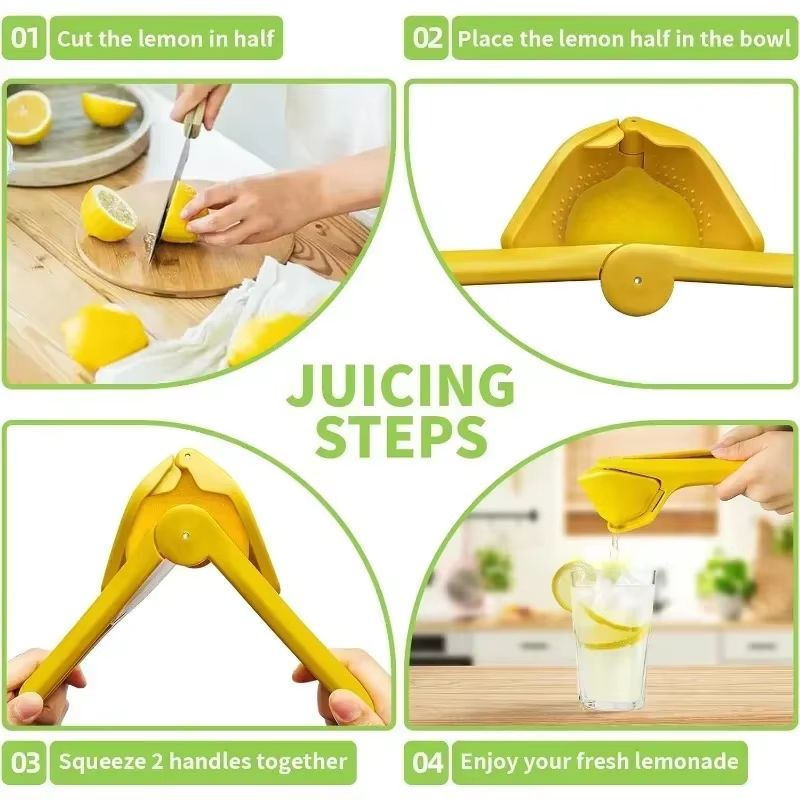 Heavy Duty Stainless Steel Lemon Squeezer Manual Citrus Juicer Press Easy Squeeze Fruit Juicer