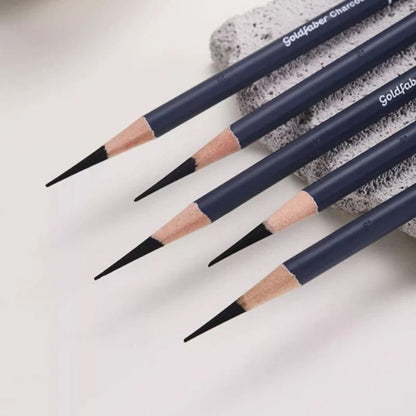 Faber Castell Goldfaber Charcoal Pencils Set for Sketching Shading and Drawing