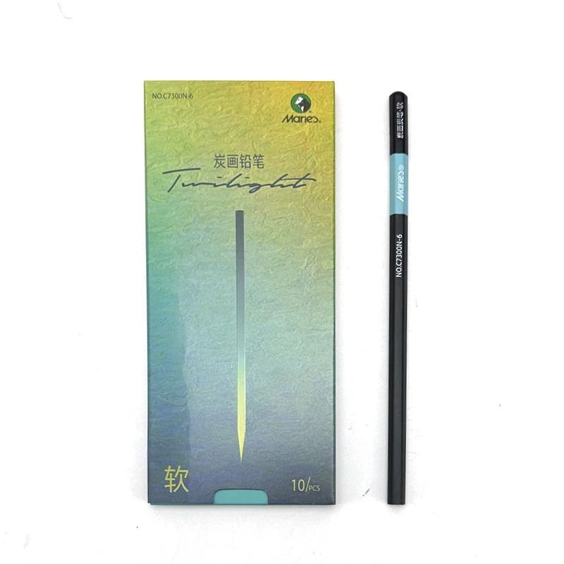 Professional 10-Piece Charcoal & Graphite Sketching Set - Premium Artist Grade