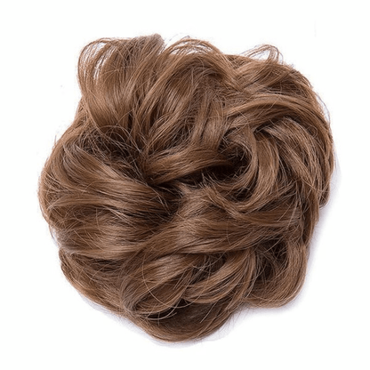 Rose Bun Hair Scrunchie for Effortless Messy Buns & Volume Boost, Instant Styling