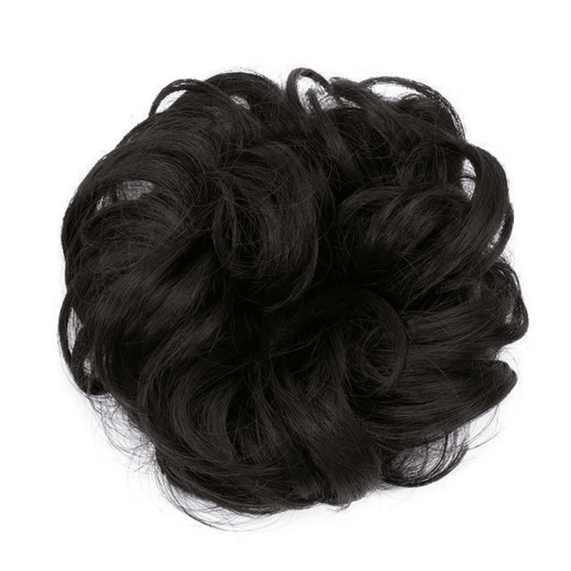 Rose Bun Hair Scrunchie for Effortless Messy Buns & Volume Boost, Instant Styling