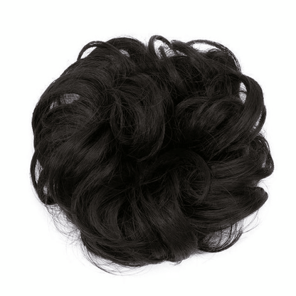 Rose Bun Hair Scrunchie for Effortless Messy Buns & Volume Boost, Instant Styling