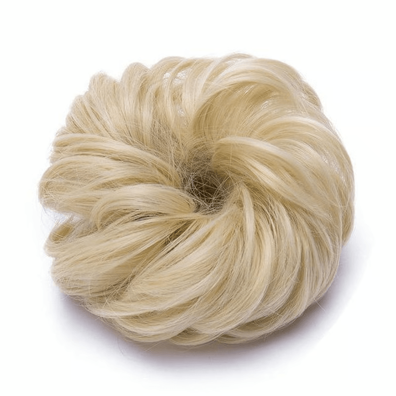 Rose Bun Hair Scrunchie for Effortless Messy Buns & Volume Boost, Instant Styling