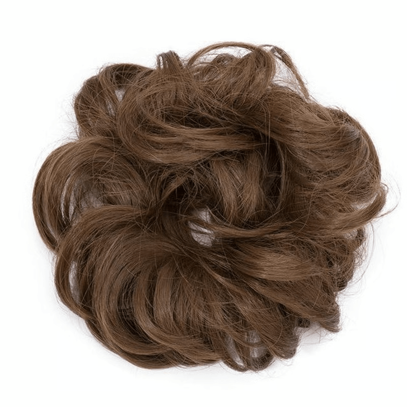 Rose Bun Hair Scrunchie for Effortless Messy Buns & Volume Boost, Instant Styling