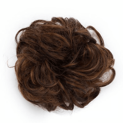 Rose Bun Hair Scrunchie for Effortless Messy Buns & Volume Boost, Instant Styling