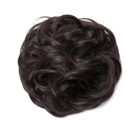 Rose Bun Hair Scrunchie for Effortless Messy Buns & Volume Boost, Instant Styling