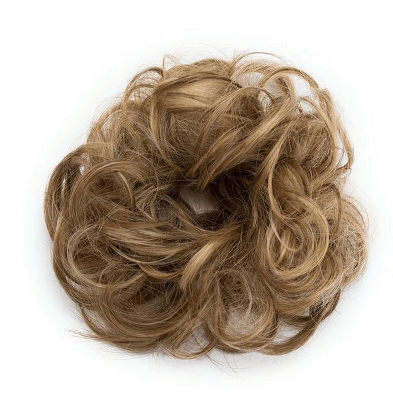 Rose Bun Hair Scrunchie for Effortless Messy Buns & Volume Boost, Instant Styling