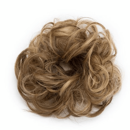 Rose Bun Hair Scrunchie for Effortless Messy Buns & Volume Boost, Instant Styling