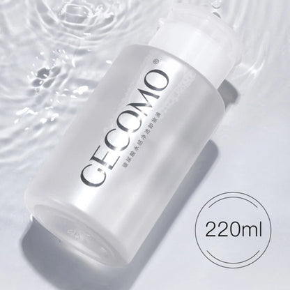 GECOMO Hyaluronic Acid Makeup Remover 3 in 1 Eye Lip and Face Cleanser Gentle Sensitive Skin Makeup Remover Pump Bottle