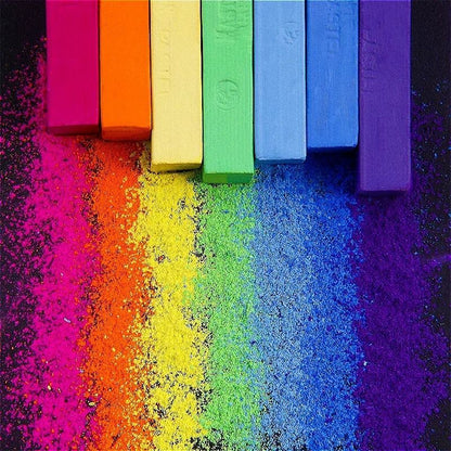 Master Series Soft Pastel Set - Professional Colored Chalk Crayon Art Supplies
