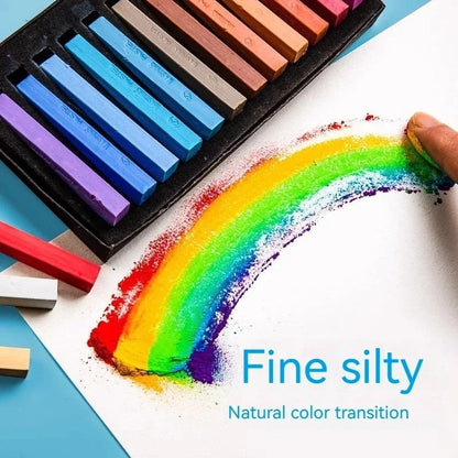 Master Series Soft Pastel Set - Professional Colored Chalk Crayon Art Supplies
