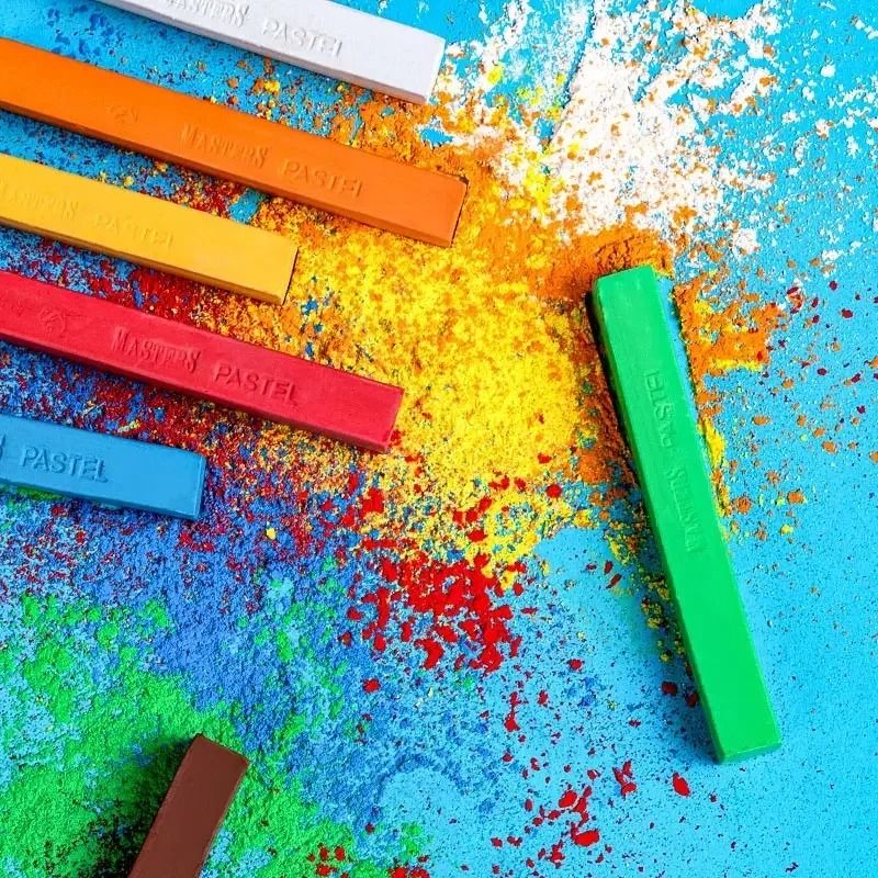 Master Series Soft Pastel Set - Professional Colored Chalk Crayon Art Supplies