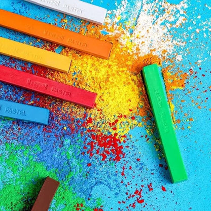 Master Series Soft Pastel Set - Professional Colored Chalk Crayon Art Supplies