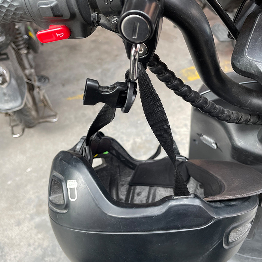 Helmet Lock Anti-Theft Device Rustproof, Compact & Secure for Motorcycles