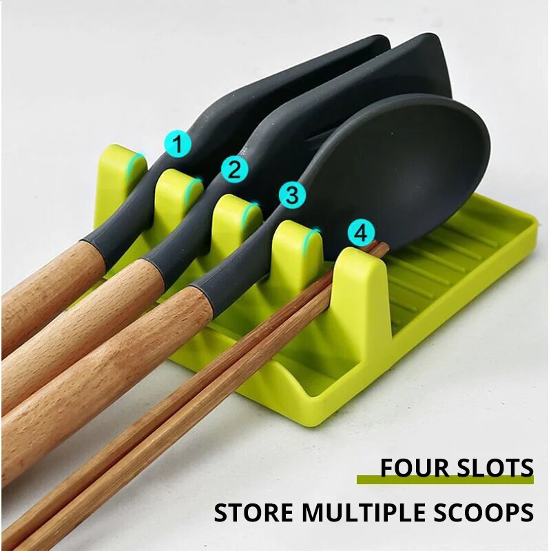 Countertop Storage for Lids, Spoons & Chopsticks, Space-saving Organizer for Kitchen