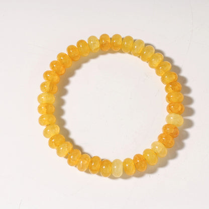 Citrine Bracelet for Wealth and Positivity – Feng Shui Beaded Crystal Bracelet