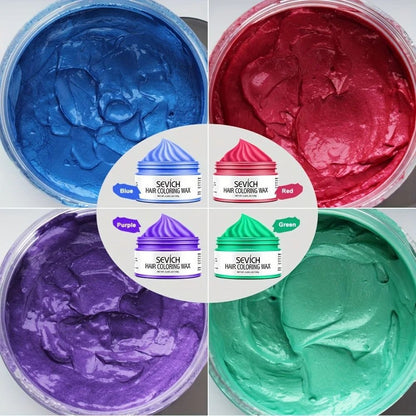 Vibrant Multi Color Disposable Hair Dye Wax
