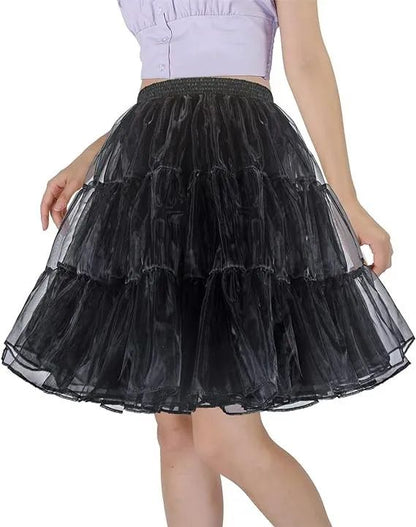 BABYONLINE Short Tulle Petticoat Crinoline Rockabilly Underskirt