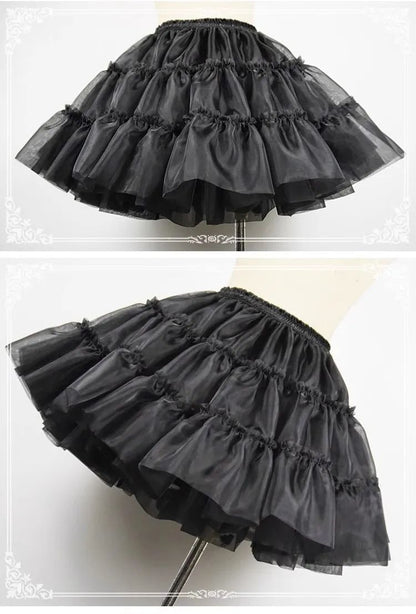 BABYONLINE Short Tulle Petticoat Crinoline Rockabilly Underskirt